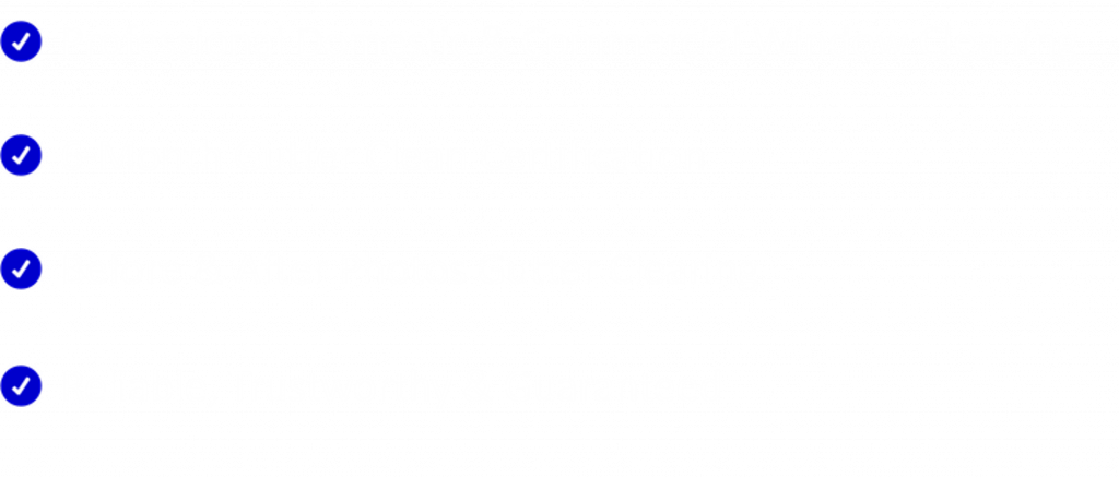 Image of informative points about our service